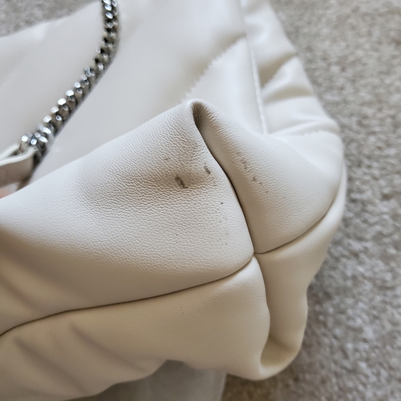 Zara quilted maxi crossbody white bag - Picture 5 of 5